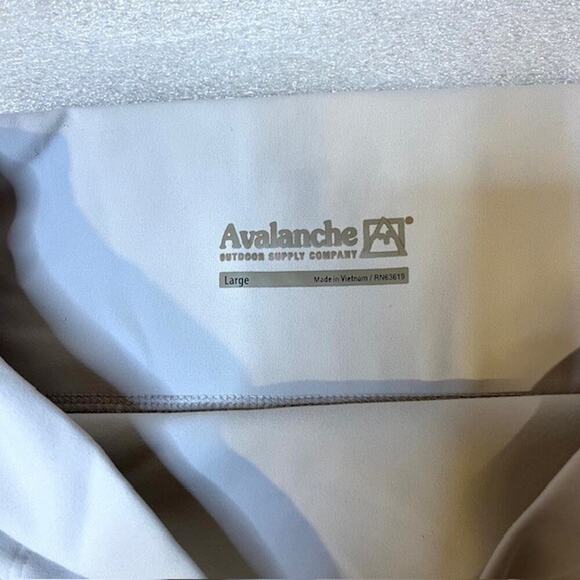 Avalanche womens beige pull on hiking leggings Large hip pockets outdoor - Picture 3 of 5